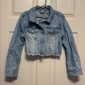 Girl’s Cropped Jean Jacket